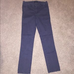 Navy skinny pants
